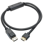 Tripp Lite P582-003-HD-V4A video cable adapter 35.8" (0.91 m) DisplayPort HDMI Black