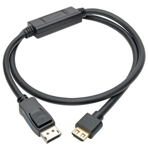 Tripp Lite P582-003-HD-V4A video cable adapter 35.8" (0.91 m) DisplayPort HDMI Black