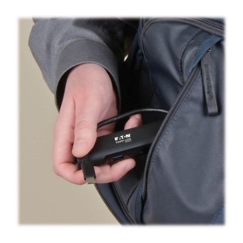 Tripp Lite U460-003-3A1GB laptop dock/port replicator USB 3.2 Gen 1 (3.1 Gen 1) Type-C Black