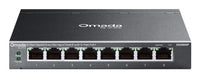 TP-Link Omada ES208GP network switch Managed L2 Gigabit Ethernet (10/100/1000) Power over Ethernet (PoE) DIN rail Black