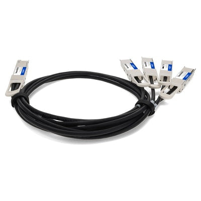 AddOn Networks DAC-Q56DD-4Q28-2M-AO InfiniBand/fibre optic cable 78.7" (2 m) 4xQSFP28 QSFP-DD Black, Silver
