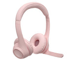 Logitech 981-001411 headphones/headset Wireless Head-band Office/Call center Bluetooth Rose