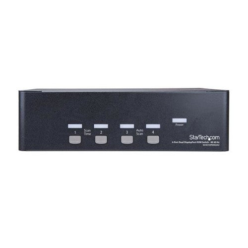 StarTech.com SV431DPDDUA2 KVM switch Rack mounting Black