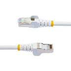 StarTech.com NLWH-1F-CAT6A-PATCH networking cable White 12" (0.305 m) S/FTP (S-STP)