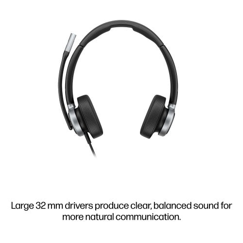 HP Poly Mission 625 Stereo USB Wired Headset