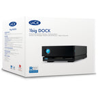 LaCie 1big Dock external hard drive 24 TB 7200 RPM 3.5" USB Type-A / USB Type-C 3.2 Gen 1 (3.1 Gen 1) Black