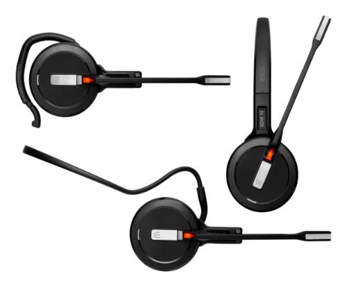 EPOS 1001468 headphones/headset Wireless Ear-clip-on, Ear-hook, Head-band Office/Call center Black