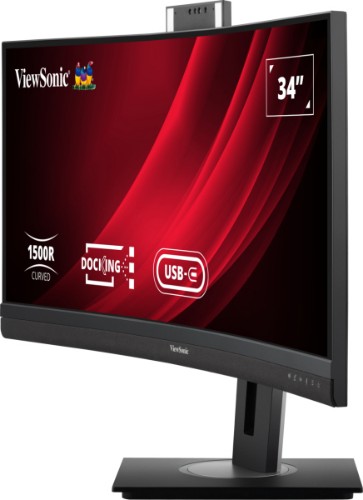 Viewsonic VG3457CV computer monitor 34" 3440 x 1440 pixels UltraWide Quad HD LED Black