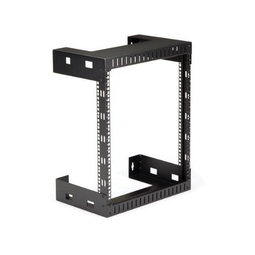 StarTech.com RK12WALLO rack cabinet 12U Wall mounted rack Black