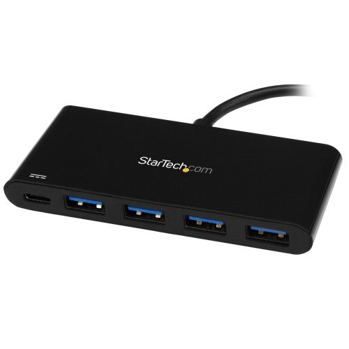 StarTech.com HB30C4AFPD interface hub USB 3.2 Gen 1 (3.1 Gen 1) Type-C 5000 Mbit/s Black