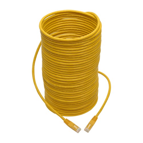 Tripp Lite N200-050-YW networking cable Yellow 600" (15.2 m) Cat6 U/UTP (UTP)