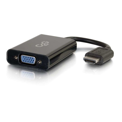 C2G 41351 video cable adapter 8" (0.203 m) HDMI VGA (D-Sub) Black
