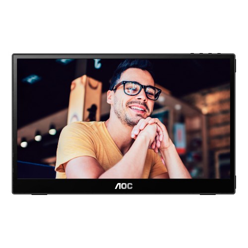 AOC 16T20 portable TV/monitor Portable monitor Black 15.6" 1920 x 1080 pixels
