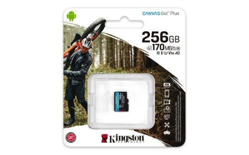 Kingston Technology Canvas Go! Plus 256 GB MicroSD UHS-I Class 10