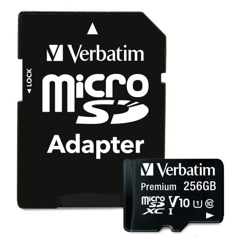 Verbatim Premium memory card 256 GB MicroSDXC Class 10