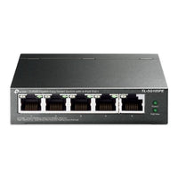TP-Link TL-SG105PE network switch Managed L2 Gigabit Ethernet (10/100/1000) Power over Ethernet (PoE) Black