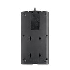 Tripp Lite TLP808TELTV surge protector Black 8 AC outlet(s) 120 V 96.1" (2.44 m)