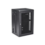 StarTech.com RK1820WALHM rack cabinet 18U Wall mounted rack Black