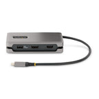StarTech.com DKT31CDHPD3 laptop dock/port replicator Wired USB 3.2 Gen 2 (3.1 Gen 2) Type-C Gray