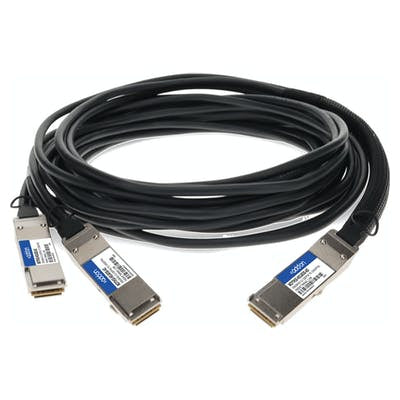 AddOn Networks MCP7H50-H01AR30-AO InfiniBand/fibre optic cable 59.1" (1.5 m) QSFP56 2xQSFP56 Black, Silver