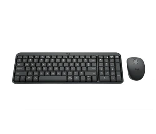 Logitech MK250 Compact Bluetooth Wireless Combo keyboard Mouse included Universal RF Wireless + Bluetooth QWERTY US English Graphite