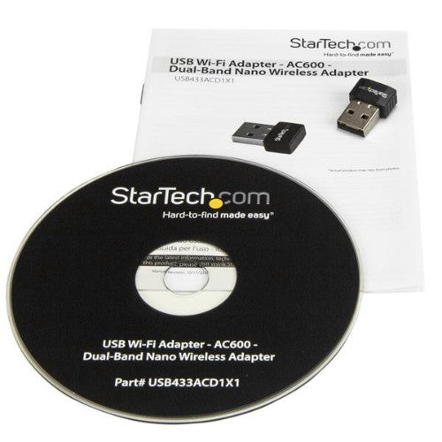 StarTech.com USB433ACD1X1 network card WLAN 433 Mbit/s