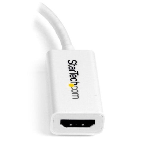 StarTech.com MDP2HD4KSW video cable adapter 5.91" (0.15 m) Mini DisplayPort HDMI White