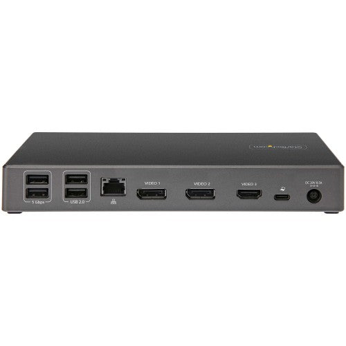 StarTech.com DK31C2DHSPD laptop dock/port replicator Wired USB 3.2 Gen 2 (3.1 Gen 2) Type-C Black, Gray