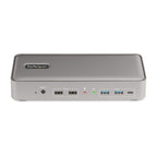 StarTech.com 129N-USBC-KVM-DOCK laptop dock/port replicator Wired USB 3.2 Gen 2 (3.1 Gen 2) Type-C Silver