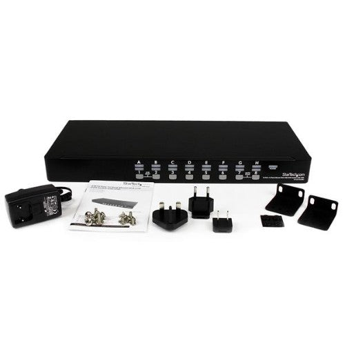 StarTech.com SV1631DUSBU KVM switch Rack mounting Black