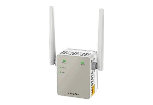 NETGEAR EX6120-100CNS network extender Network repeater Gray, White 10, 100 Mbit/s