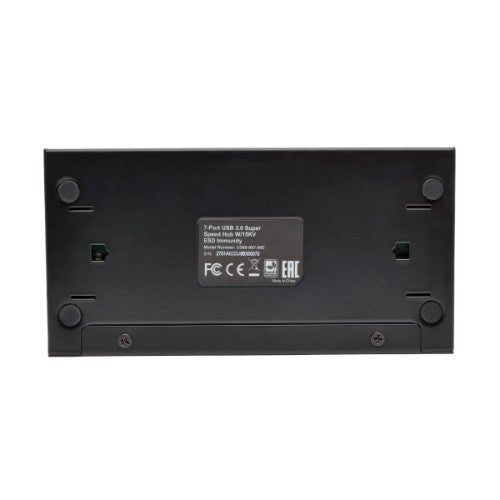 Tripp Lite U360-007-IND interface hub USB 3.2 Gen 1 (3.1 Gen 1) Type-B 5000 Mbit/s Black