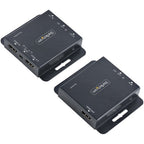 StarTech.com EXTEND-HDMI-4K40C6P1 AV extender AV transmitter & receiver Black