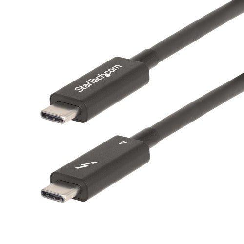 StarTech.com A40G2MB-TB4-CABLE Thunderbolt cable 78.7" (2 m) 40 Gbit/s Black