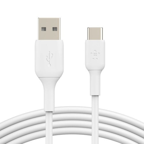 Belkin CAB001BT2MWH USB cable 78.7" (2 m) USB A USB C White