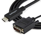 StarTech.com CDP2DVIMM2MB video cable adapter 78.7" (2 m) USB Type-C DVI-D Black