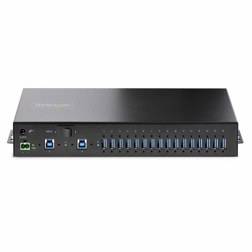 StarTech.com S5G16AINDS-USB-A-HUB interface hub 2 x USB 3.2 Gen 1 (3.1 Gen 1) Type-B 5000 Mbit/s Black