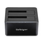 StarTech.com SDOCK2U33V storage drive docking station USB 3.2 Gen 1 (3.1 Gen 1) Type-B Black