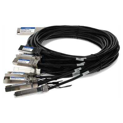 AddOn Networks CAB-O-8S-200G-1M-AO InfiniBand/fibre optic cable 39.4" (1 m) OSFP 8xSFP28 Black, Silver