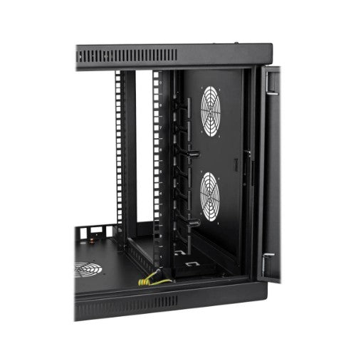 Tripp Lite SRW9UDPGVRT rack cabinet 9U Wall mounted rack Black
