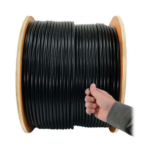 Tripp Lite N024-01K-BK networking cable Black 12000" (304.8 m) Cat5e U/UTP (UTP)