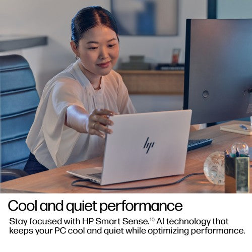 HP EliteBook 8 G1i 14 Next Gen AI PC Wolf Pro Security Edition Intel Core Ultra 5 228V Laptop 14" Touchscreen WUXGA 32 GB LPDDR5x-SDRAM 512 GB SSD Wi-Fi 7 (802.11be) Windows 11 Pro Silver