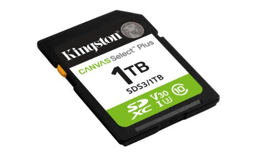 Kingston Technology Canvas Select Plus Gen3 1 TB SD UHS-I Class 10