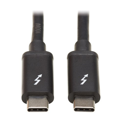Tripp Lite MTB3-01M-5A-B Thunderbolt cable 39.4" (1 m) 20 Gbit/s Black