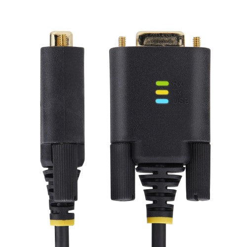 StarTech.com 1P10FFCN-USB-SERIAL serial cable Black 118.1" (3 m) USB Type-A DB-9