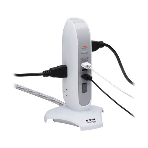 Tripp Lite TLP66USB surge protector White 5 AC outlet(s) 120 V 72" (1.83 m)