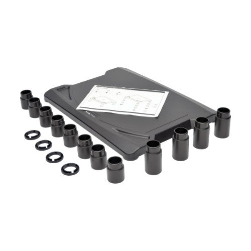 Tripp Lite MR1612 multimedia cart/stand Black Flat panel Multimedia stand