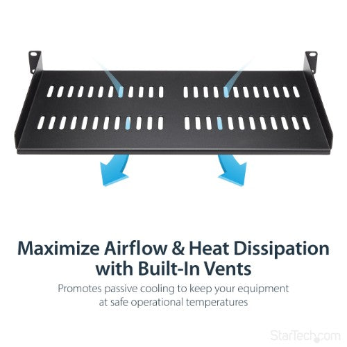 StarTech.com CABSHELFV1U rack accessory Rack shelf