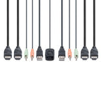 StarTech.com C2-DH46-UA2-CBL-KVM KVM switch Black