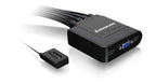 iogear GCS24U KVM switch Black